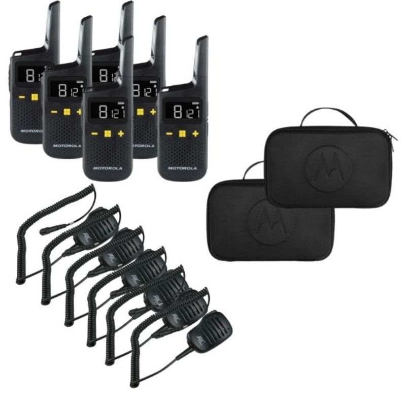 Six Pack Motorola XT185 + J Speaker en Microfoon + Hoes