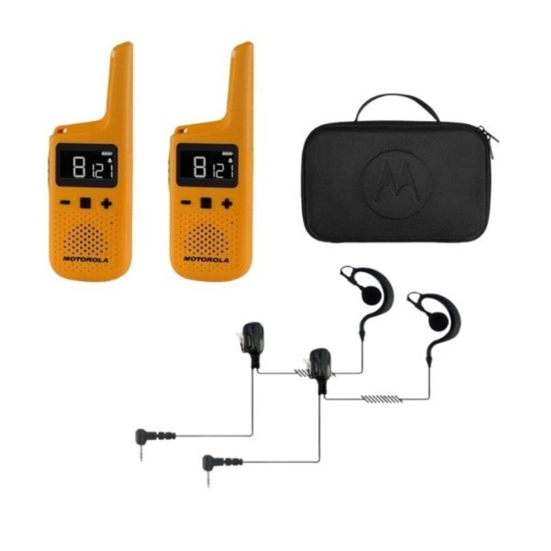 Duo Pack Motorola TLKR T72 + Headset + Hoes