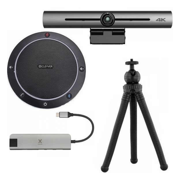 Cleyver CC60 Video Conferencing Pack met 4K beeldbalk