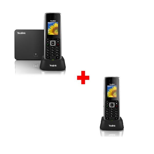 Duo pakket: Yealink W52P + 1 Yealink W52H Extra Handset