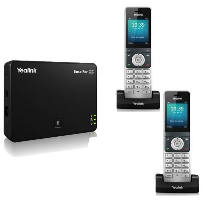 Yealink W60P DECT IP telefoon + 1 extra W56H Handset