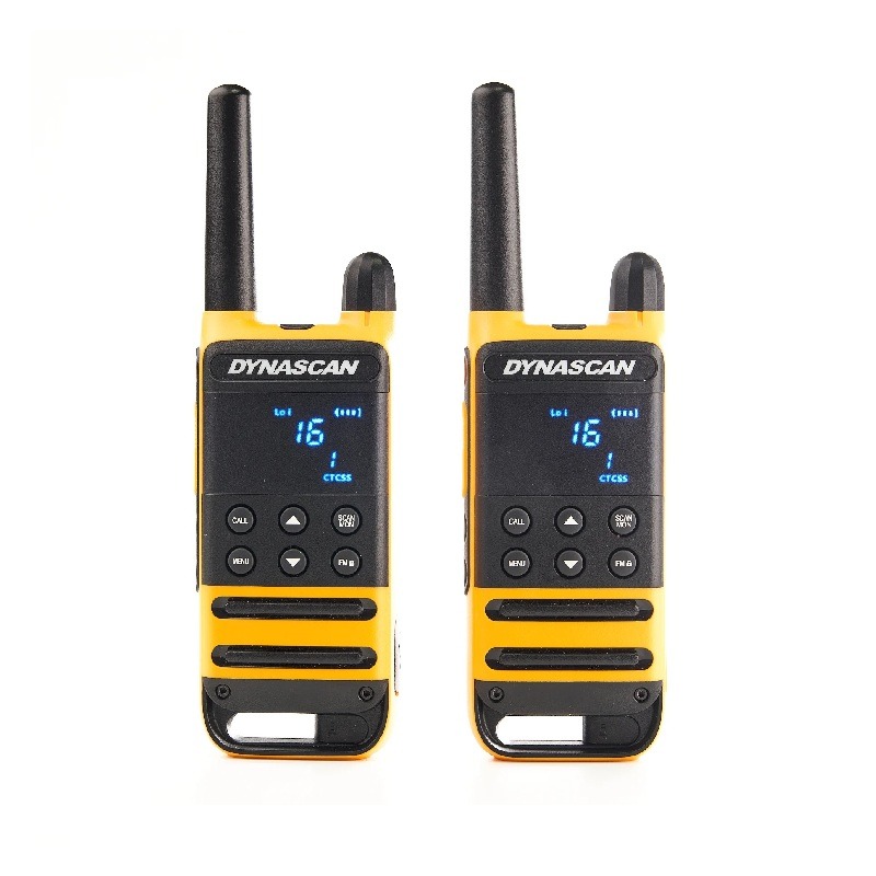 Dynascan P19 Set Walkie-Talkies PMR-446 zonder licentie met hoesje