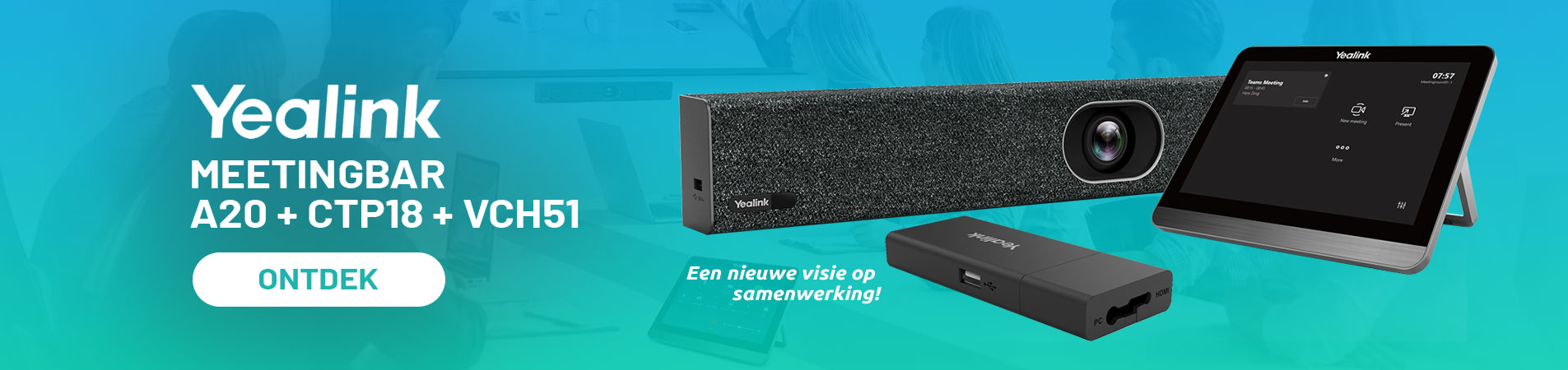 Yealink MeetingBar A20 + CTP18 + VCH51